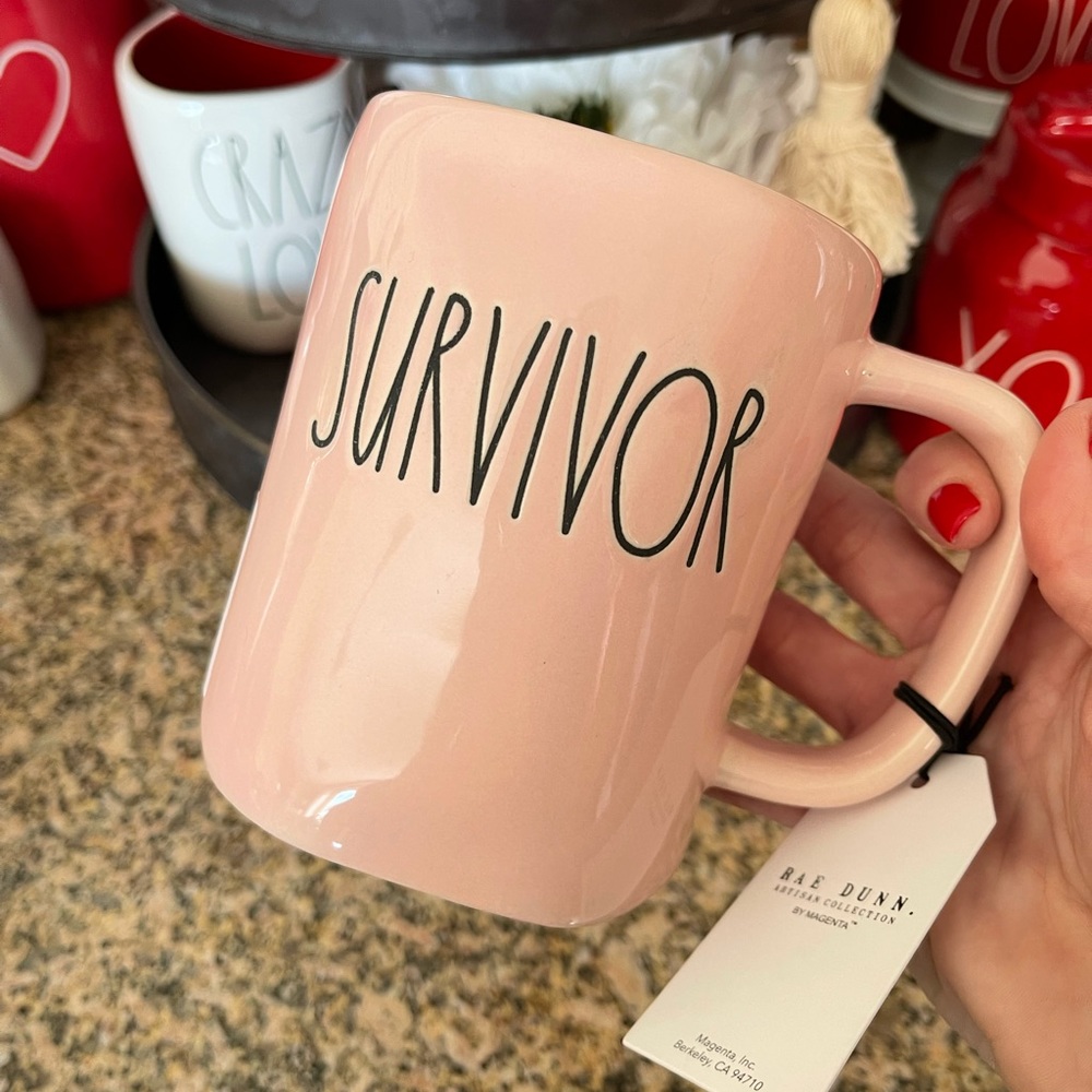 NWT Rae Dunn “Survivor” ceramic mug - Picture 1 of 6